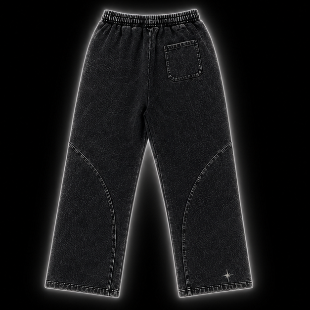 Streethope Black Wash Sweatpants
